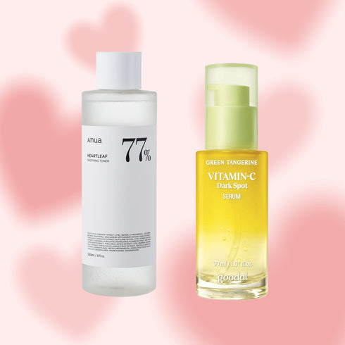TikTok Virals 1 (Goodal Vitamin C Serum + Anua Heartleaf 77% Soothing Toner) - WowSkin Romania